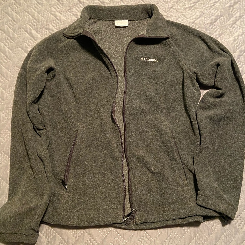 Columbia Fleece Jacket Full Zip Size Medium
